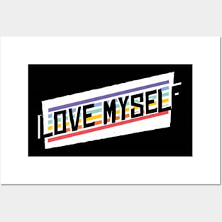 love myself shirt, lgbt shirt, equality shirt, rainbow shirt, gifts for lgbt Posters and Art